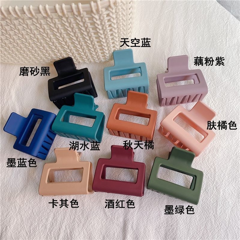 Kẹp tóc càng cua Acrylic kiểu dáng hình học thời trang Hàn Quốc cho nữ (Hairclips)
