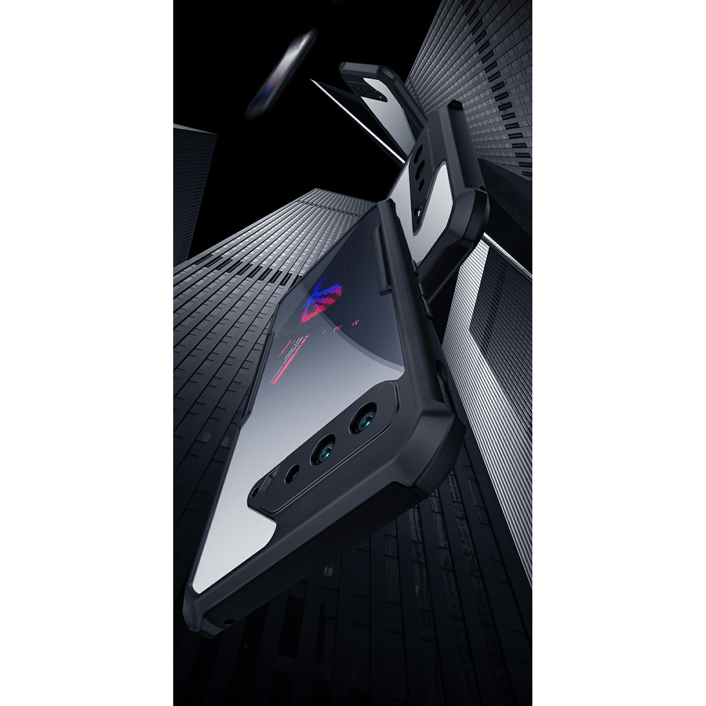 Ốp lưng Rog Phone 5 / 5 Pro / Phone 5s / 5s Pro / Phone 6 / 6 Pro hiệu XUNDD lưng trong viền màu chống sốc cao cấp