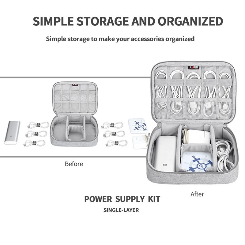 Túi Đựng Phụ Kiện Điện Tử Du Lịch Đa Năng