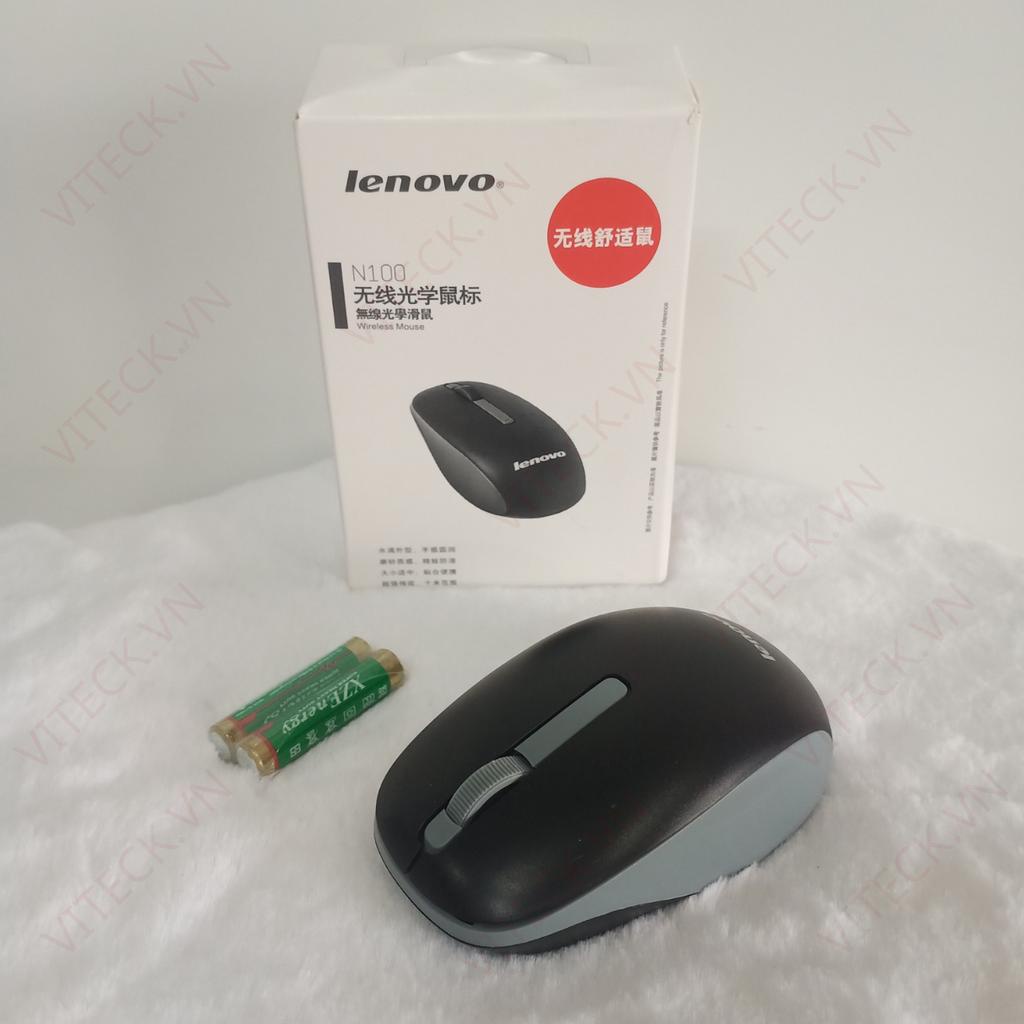 Chuột Không Dây Wireless Lenovo N100 - Chuẩn văn phòng 1000DPI