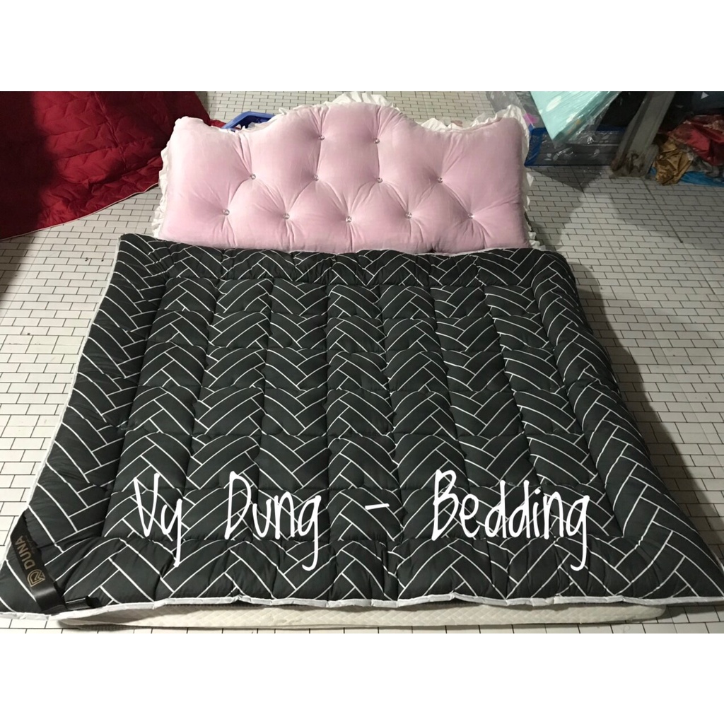 Tấm ĐỆm Topper Nệm Dày 6-8cm DUNa-Home Chất vải cotton poly Xuất Nhật Tối ưu diện tích gọn nhẹ cho không gian hẹp