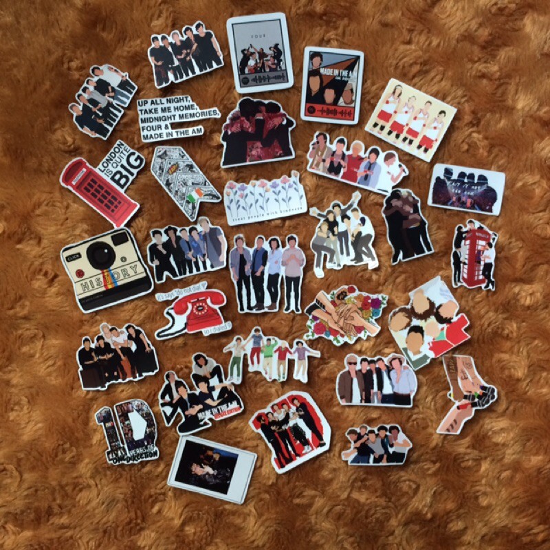 Set 30 Miếng Dán 1d One Direction