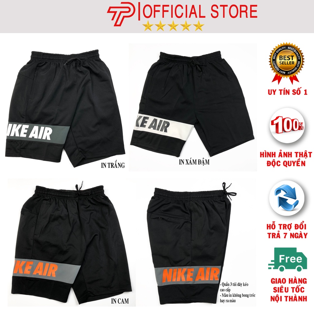 Quần short nam thể thao cao cấp Ni.ke Q166 quần đùi nam lưng thun có size lớn cho người mập big size