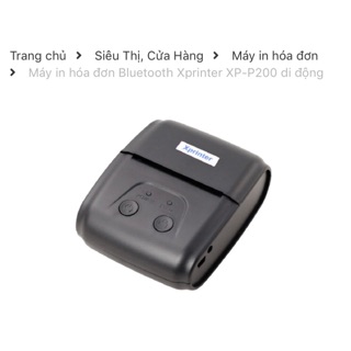 Máy in hoá đơn di động Bluetooth  Xprinter XP-P200