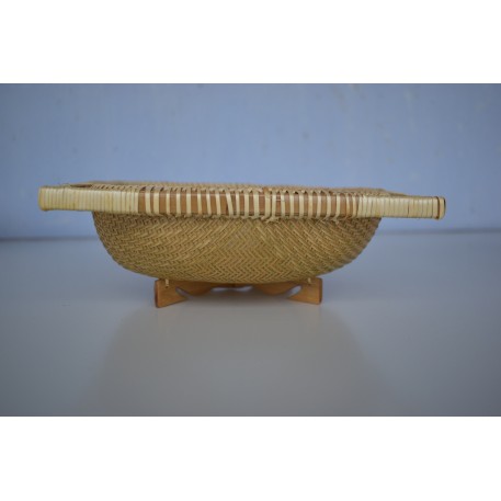 [Mây tre Bao La Huế] Rổ đựng rau, trái cây,... Bằng Mây Tre đường kính 23cm cao 7cm