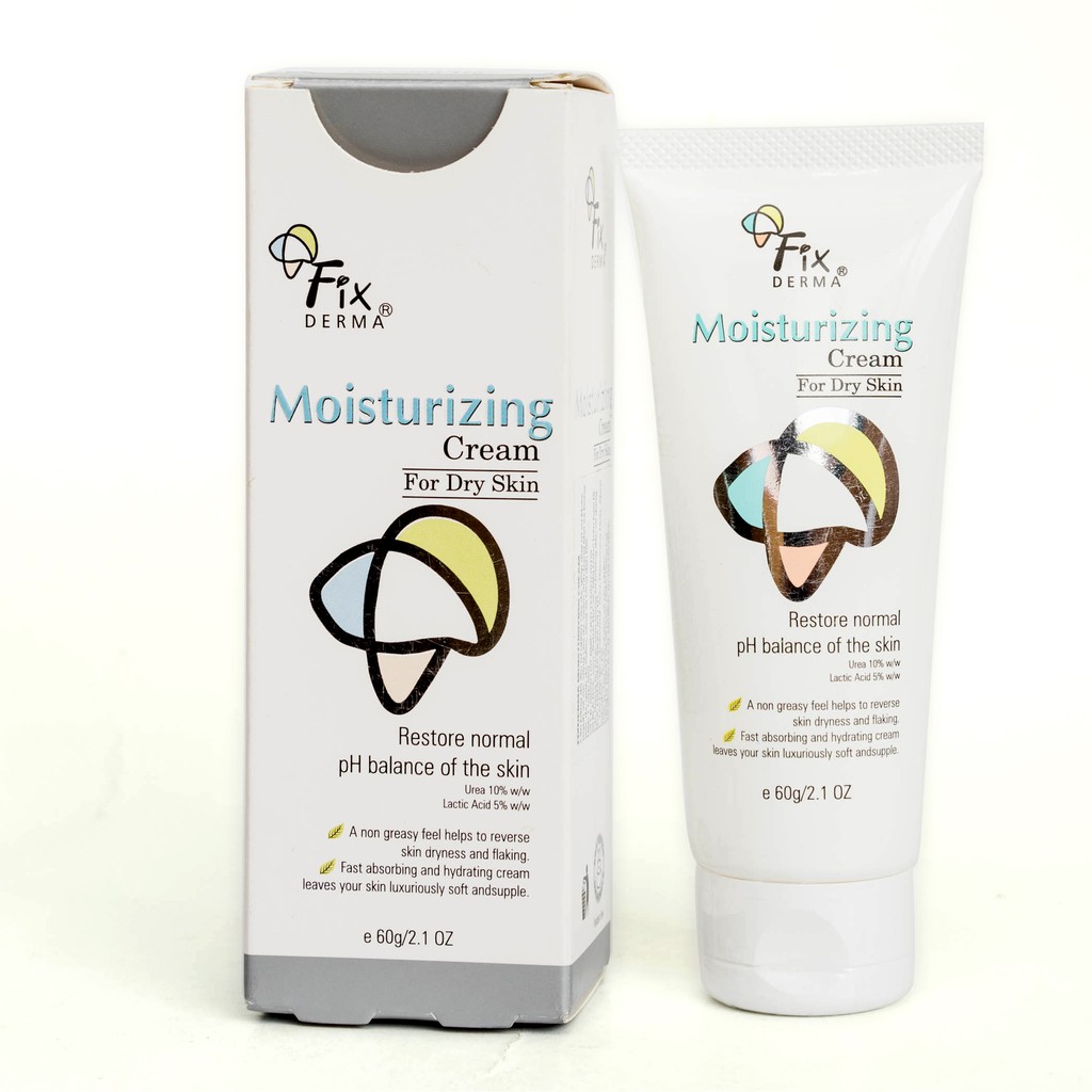 FIXDERMA MOISTURIZING CREAM [Tuýp 60gr] - Kem Dưỡng Ẩm Cho Da Khô, Bong Tróc Da