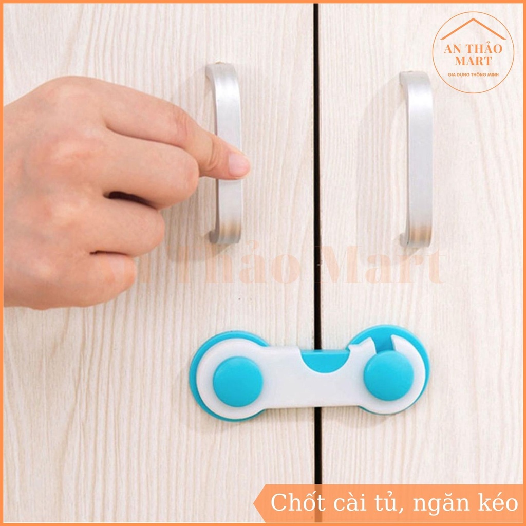 Đai Khóa Gài Tủ Lạnh, Ngăn Kéo, Tủ Đồ An Toàn Cho Bé, Khóa Gài Đa Năng Chống Kẹp Cho Trẻ Em