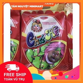 Bánh quy kẹp kem Chú Hề Bibica Bịch 320g