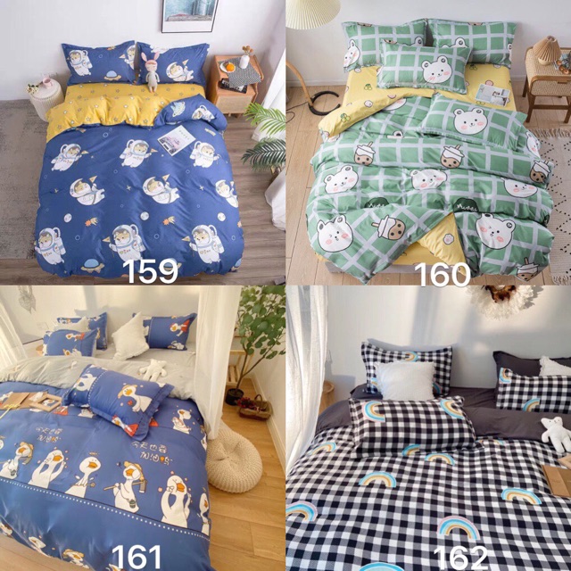 Bộ Chăn Ga Gối Cotton Poly Nhập--->> inbox chọn mẫu nhé | BigBuy360 - bigbuy360.vn