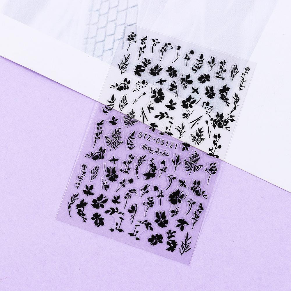MIH Sticker Dán Móng Hình Hoa Lá Mùa Hè