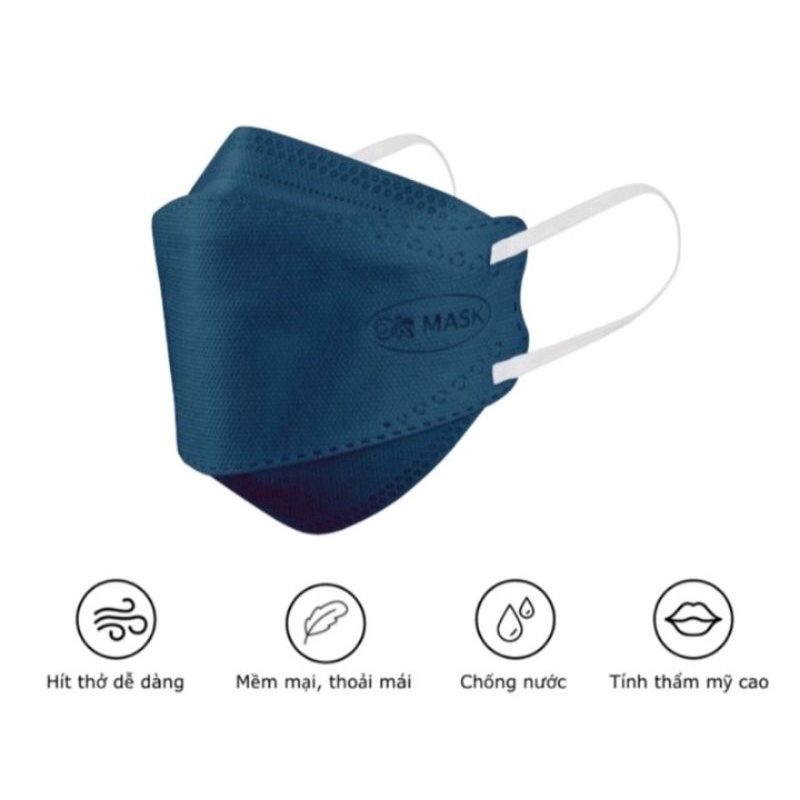 KHẨU TRANG Y TẾ CAO CẤP 4D THƯƠNG HIỆU OK MASK