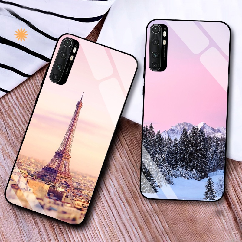 Ốp Lưng XIAOMI MI Note 10, Mi Note 10 Pro, Mi Note 10 Lite Mặt kính cường lực Cao Cấp, Sang Trọng thiết kế Độc Quyền