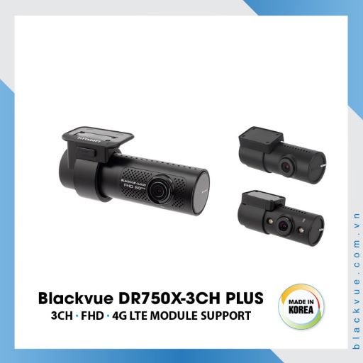 CAMERA HÀNH TRÌNH CAO CẤP BLACKVUE DR750X-3CH PLUS