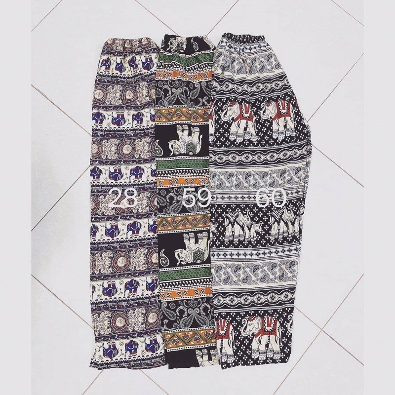 Com bo 3 Quần lanh thổ Cẩm suông ( lanh lụa) size 50-70kg