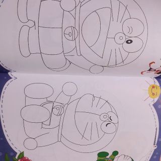 Vở tô màu doremon - doraemon