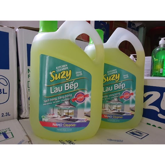 Nước lau bếp ĐA NĂNG SUZY 2,3L SẠCH NHANH, CHỐNG TÁI BÁM - thành phần HỮU CƠ, chất lượng NHẬT BẢN