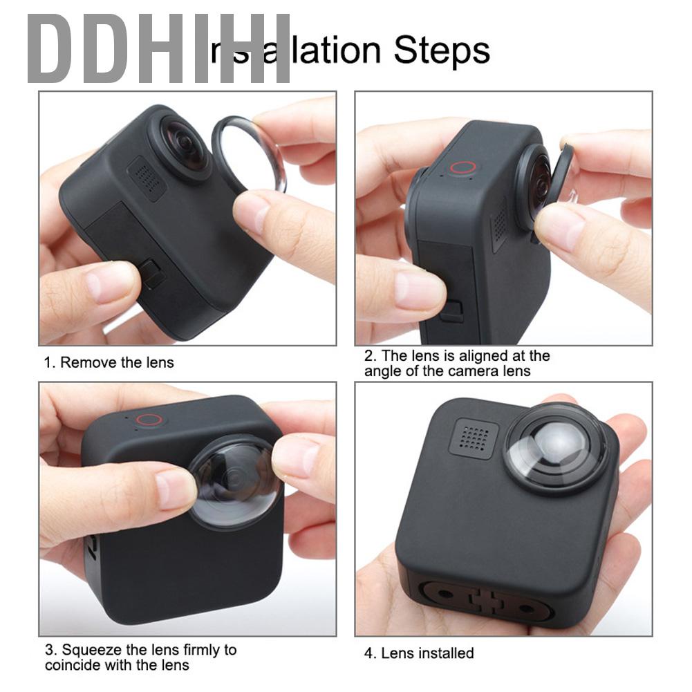 Bộ 2 nắp bảo vệ ống kính chống trầy cho GoPro Max | BigBuy360 - bigbuy360.vn