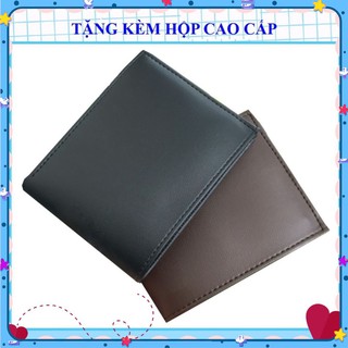Ví Nam Tặng Kèm Hộp Đẹp Thời Trang | Bóp Da Nam Kiểu Ngang Có Ngăn Kéo Khóa | VT18 rafada.shop1