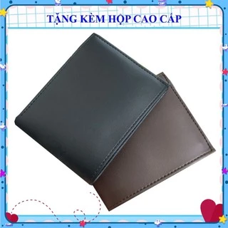 Ví Nam Tặng Kèm Hộp Đẹp Thời Trang | Bóp Da Nam Kiểu Ngang Có Ngăn Kéo Khóa | VT18 rafada.shop1