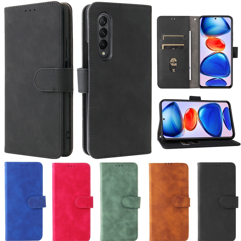 Ốp Lưng Điện Thoại Dạng Ví Da Lật Dành Cho Samsung Galaxy Z Fold 4 3 2 ZFold 4 Z Fold4 4