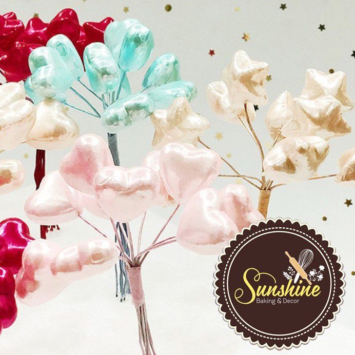 Combo 10 tim xốp trang trí bánh kem bánh sinh nhật
