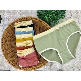 Quần lót cotton cạp tăm phối nơ mã 211