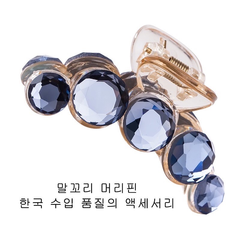kẹp tóc đá chất liệu nhựa đẹp dài 7cm