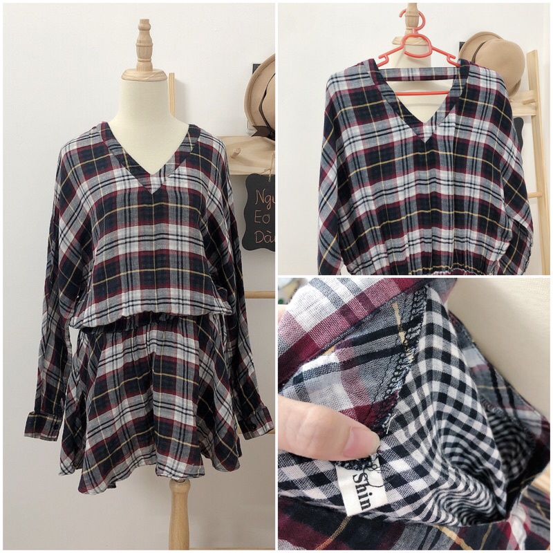 Đầm vin sơ mi chanh xả tắc