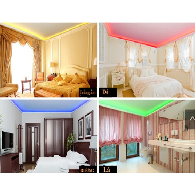 Bộ 6  led 5050 Vàng (warm white) không kèm nguồn