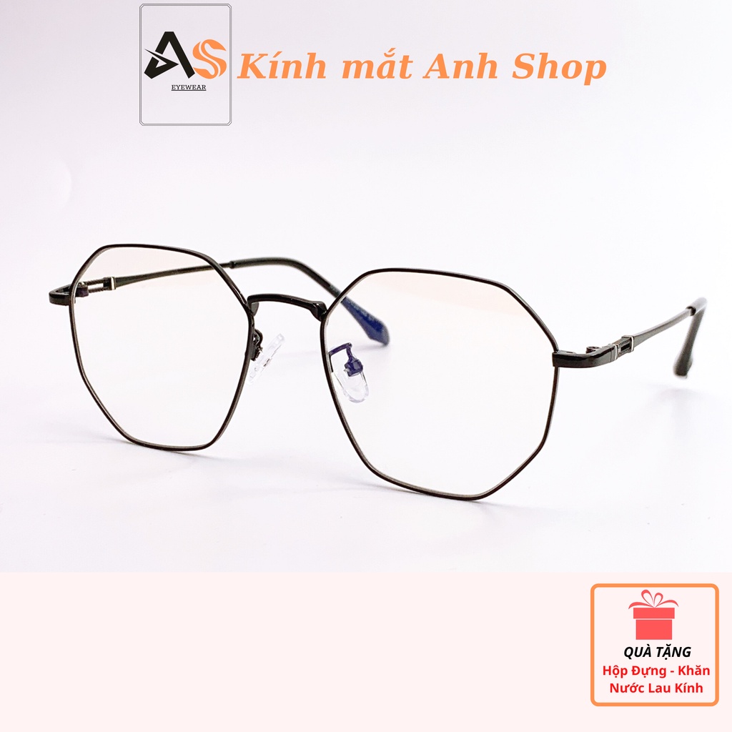 Gọng kính mắt kính lục giác chất liệu kim loại 29165