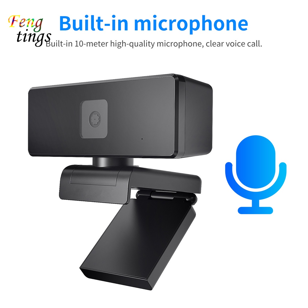 Webcam kỹ thuật số tích hợp mic 2K 1080P chống ồn cho máy tính | BigBuy360 - bigbuy360.vn