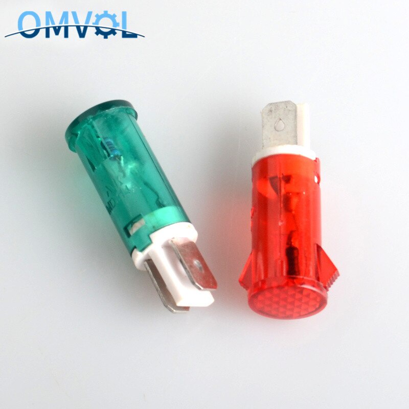 Bộ 10 Đèn Báo Hiệu 13mm 220V Cho Máy Sưởi/Nước/ Tủ Lạnh MDX-14A