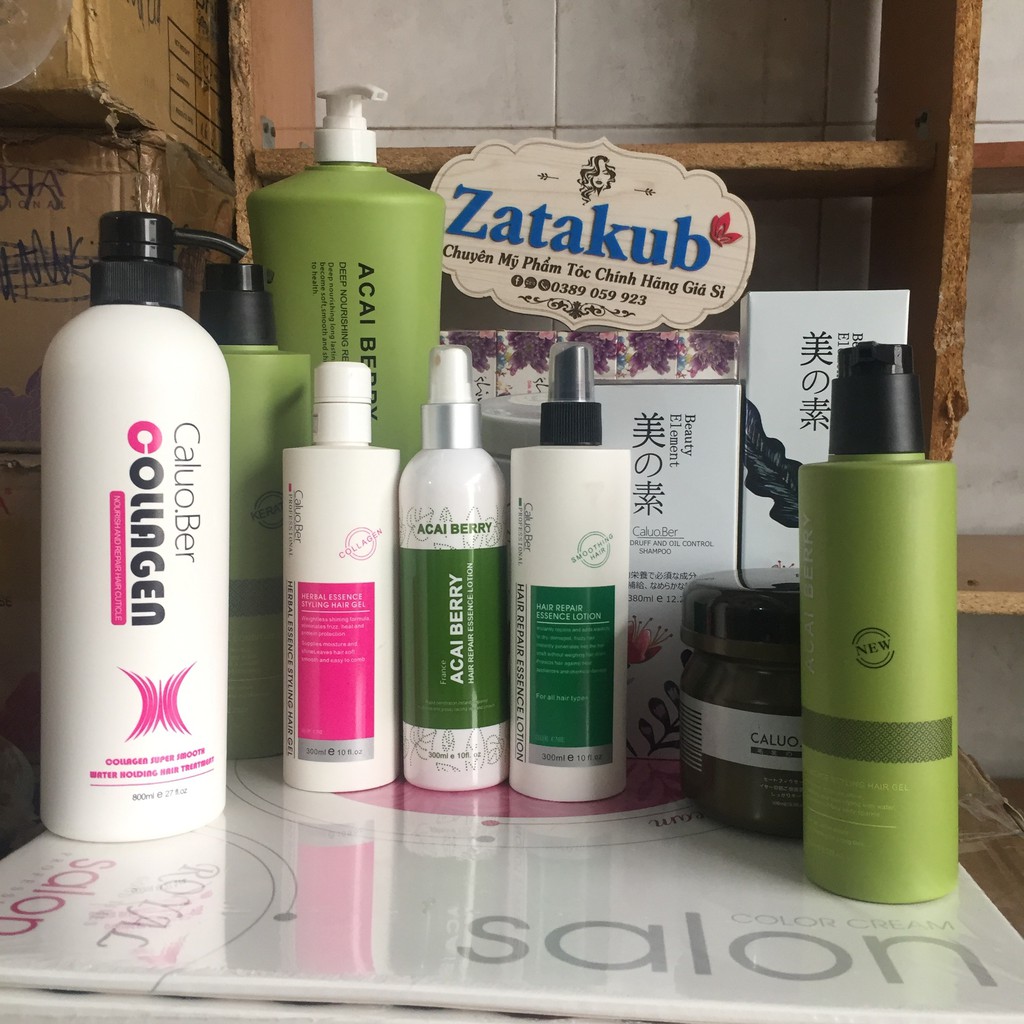 Xịt dưỡng đạm dưỡng phục hồi tóc Collagen Acai Berry 300ml