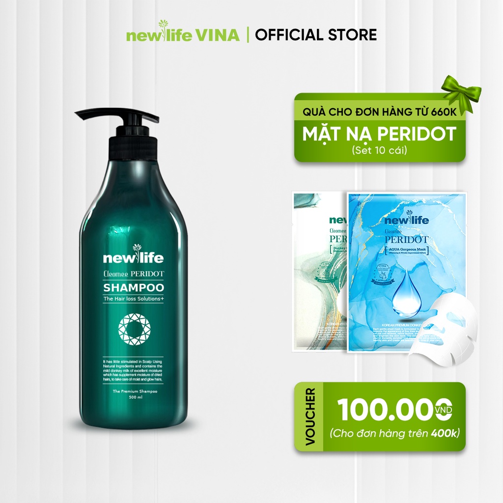 Bộ Dầu Gội Ngăn Ngừa Rụng Tóc Newlife Dưỡng Và Phục Hồi Tóc Chuyên Sâu 500ml