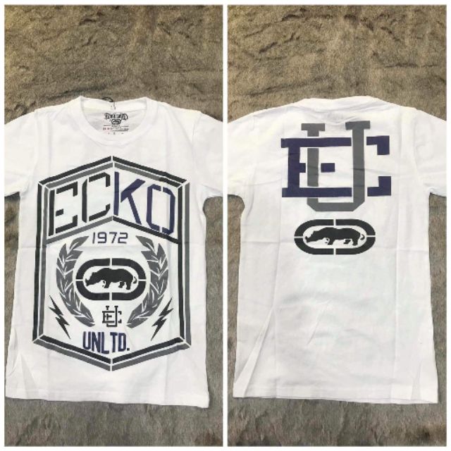 Áo thun ecko in 2 mặt EK099