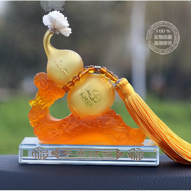 [MUA 1 TẶNG 1] Tặng ngay 1 dây tiền hoa mai loại dài khi mua tượng hồ lô long cuộn 3 màu