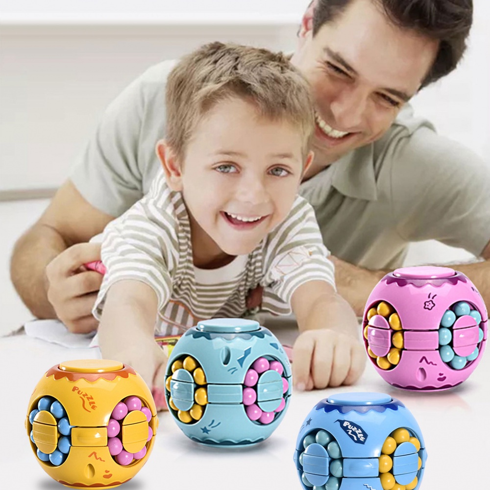 Đồ Chơi Khối Lập Phương Ma Thuật Xoay Vòng Kích Thích Trí Não