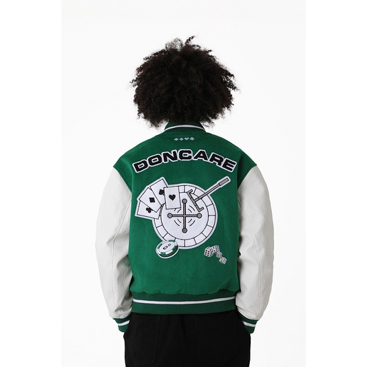 Áo bomber - AFGK - Doncare "The Gambler" Casino Varsity Jacket