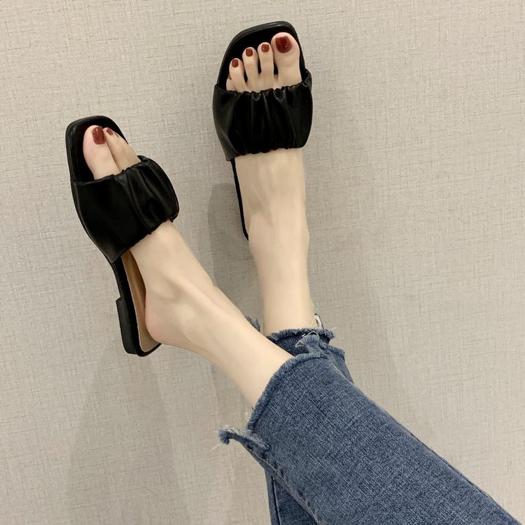 [ Mã 66CBSALE giảm 30K đơn 200K] Dép quai ngang phong cách Hàn Quốc sành điệu cho nữ | BigBuy360 - bigbuy360.vn