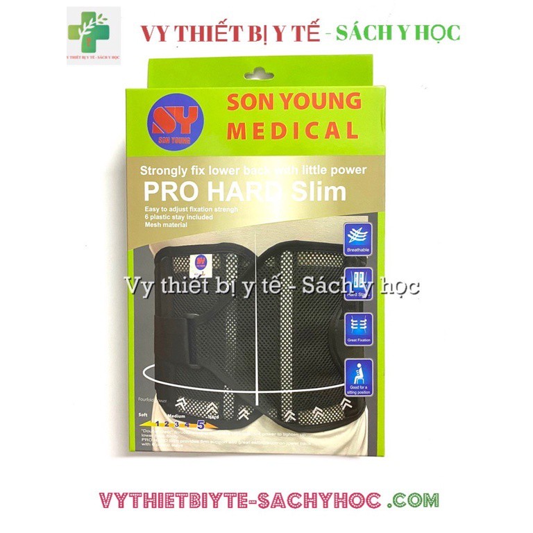 Đai lưng hỗ trợ cột sống Son Young Medical Pro Hard Slim