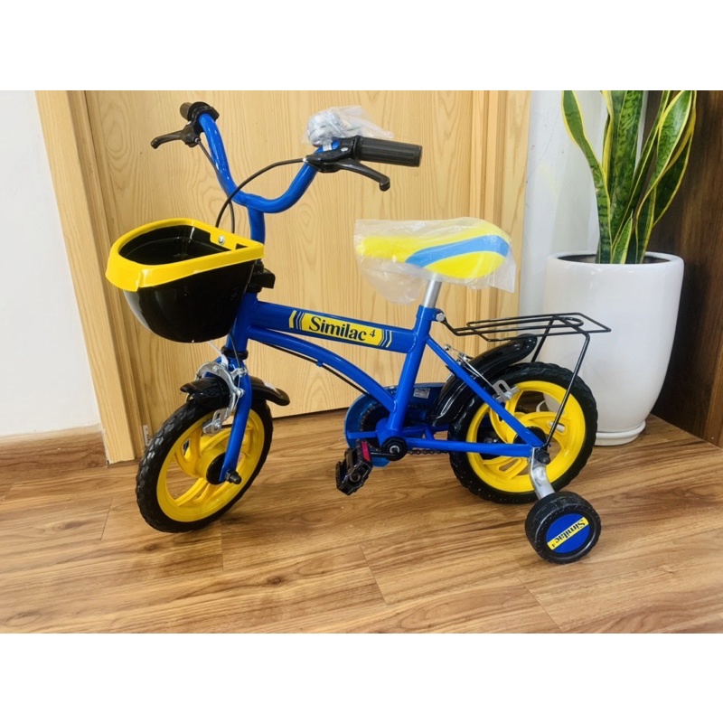Xe đạp trẻ em 12inch nhựa chợ lớn quà tặng Similac cho bé 2-4 tuổi giá rẻ