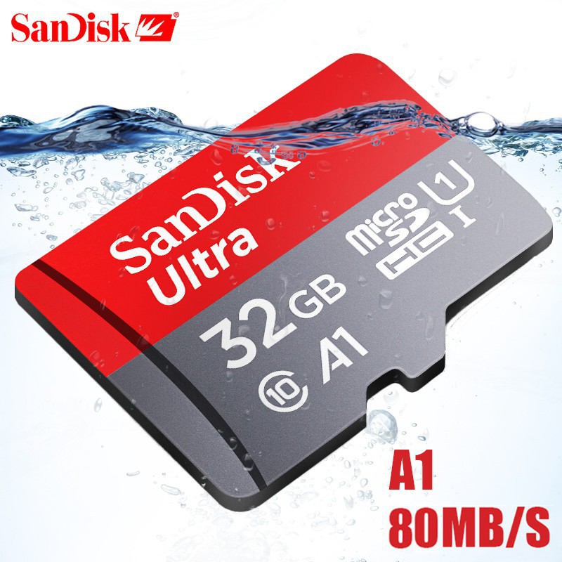 SANDISK Thẻ Nhớ 64gb 128gb 256gb 512gb 100mb / S Class10 Micro Sdxc