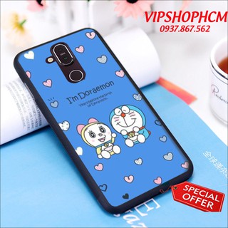Ốp lưng Nokia 5.1 Plus/ 6/ 6.1 Plus/ 7 Plus/ 8.1 Hình Doremon Làm Duyên - viền TPU dẻo