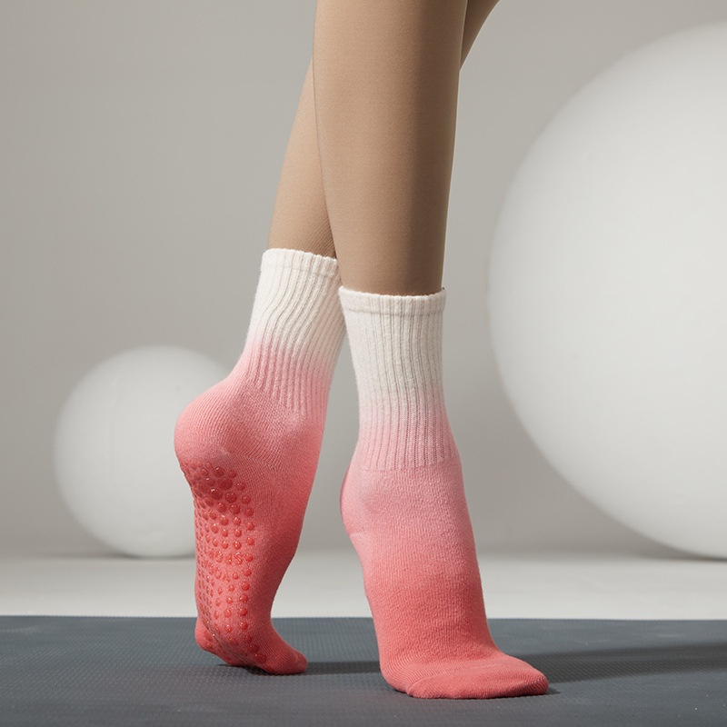 Vớ Tập Yoga Chuyên Nghiệp Chống Trượt Nhuộm Màu Mới 2022