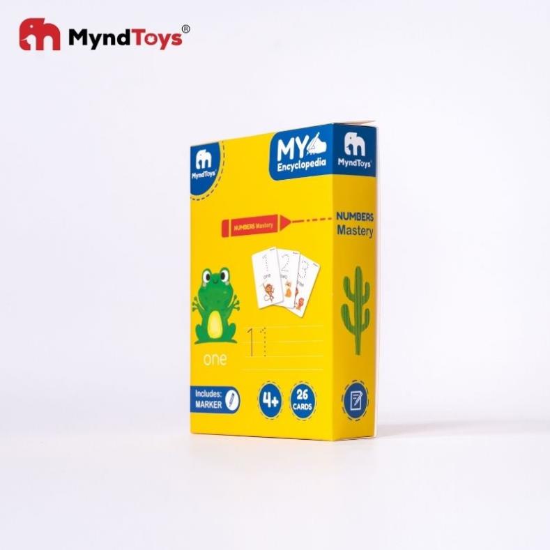 Đồ Chơi Giáo Dục Myndtoys - Thẻ Học Chữ Cái và Số Đếm (My Encyclopedia) Dành Cho Các Bé Trên 4 Tuổi