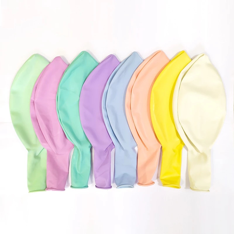 Bong Bóng Bay 18 inch Màu macaron/Hồng/Xanh Dương/Tím Dùng Trang Trí Phông Nền Tiệc Cưới/Sinh Nhật