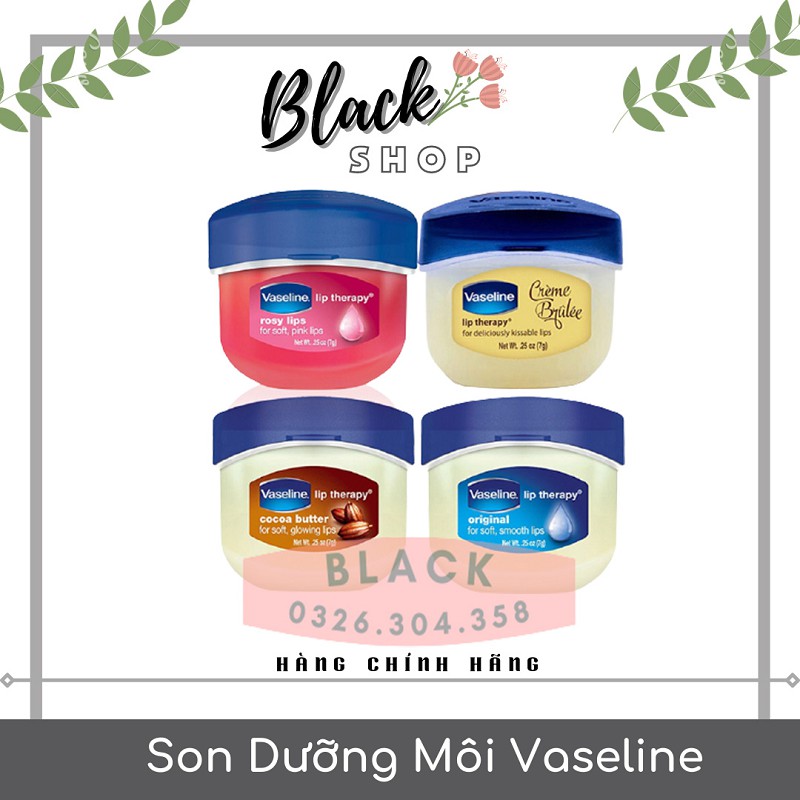 Son dưỡng môi Vaseline Mỹ [CHÍNH HÃNG 100%]_Sợ gì khô ráp_Khi đã có Vaseline