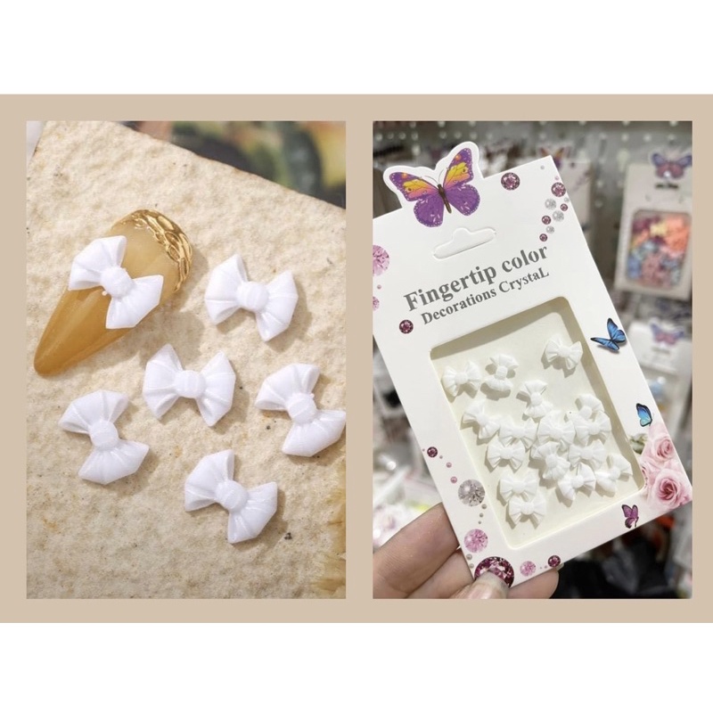 Sét nơ trắng 20 cái