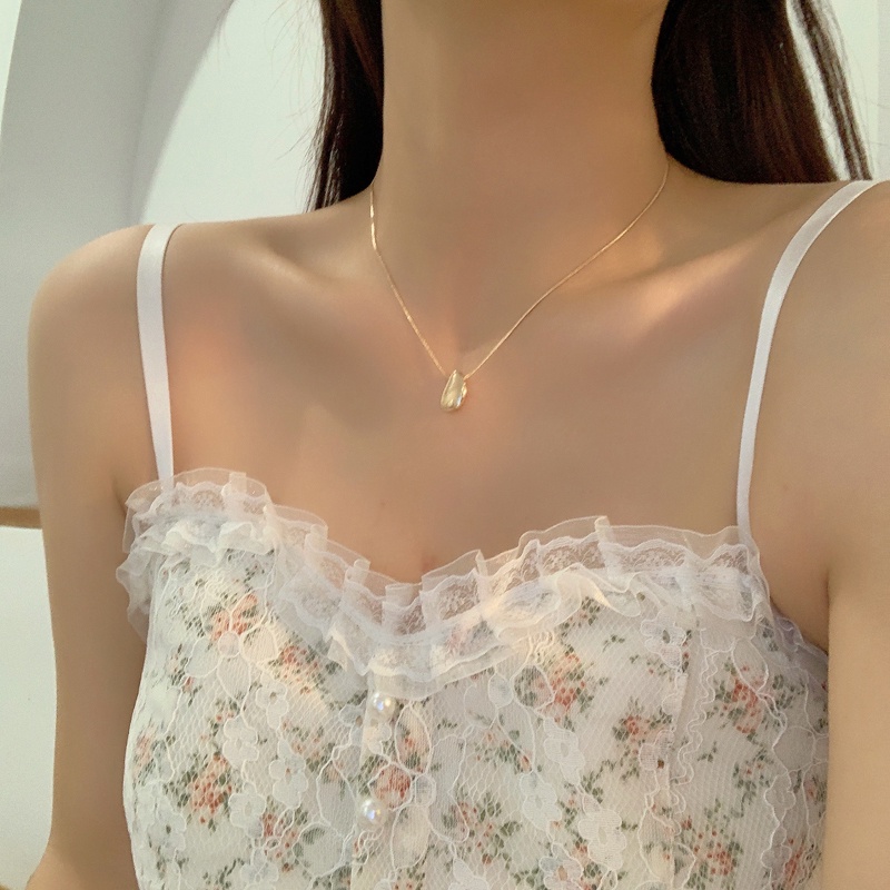 Vòng cổ Mặt Hình Học Đơn Giản Phong Cách Retro Thời Trang