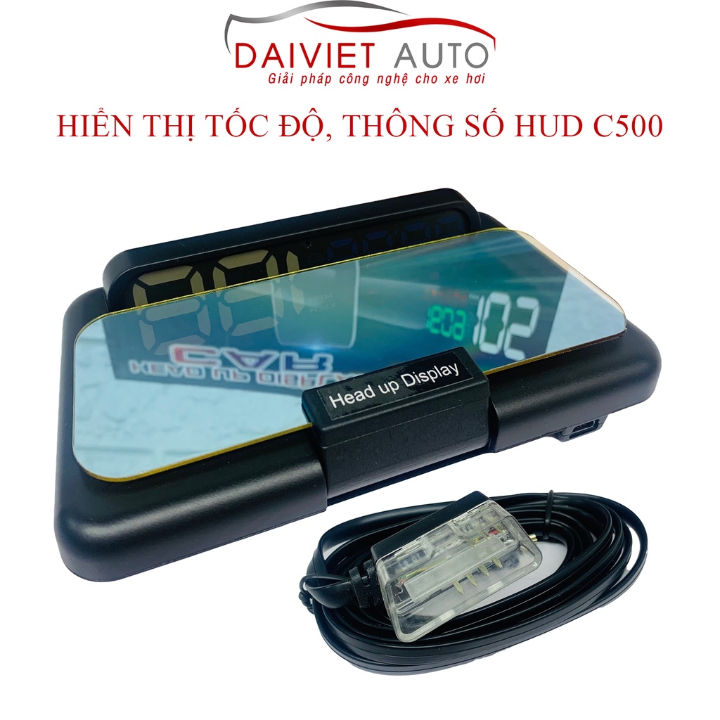 HUD C500-Màn hình hiển thị tốc độ đa năng| ĐẠI VIỆT AUTO